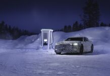 el Jaguar GT de lujo comienza su última temporada de pruebas invernales